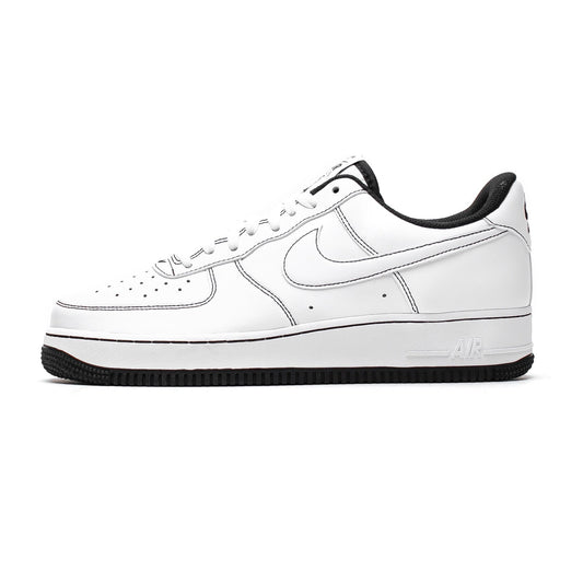 Nike Air Force 1 07 Stitch trainers in white black